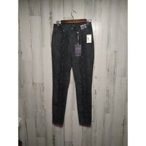 NWT YMI Love High Rise Skinny Gray Snake Print Jeans Size 9/29